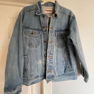 Wrangler Jean Jacket with art on back